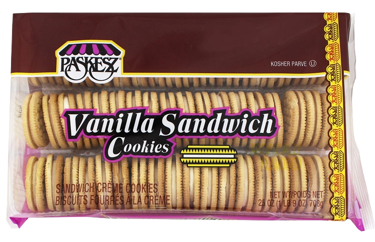 Paskesz Vanilla Sandwich Cookies