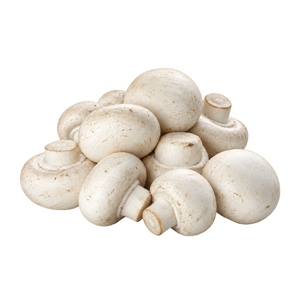 Whole mushrooms, 8 oz pack