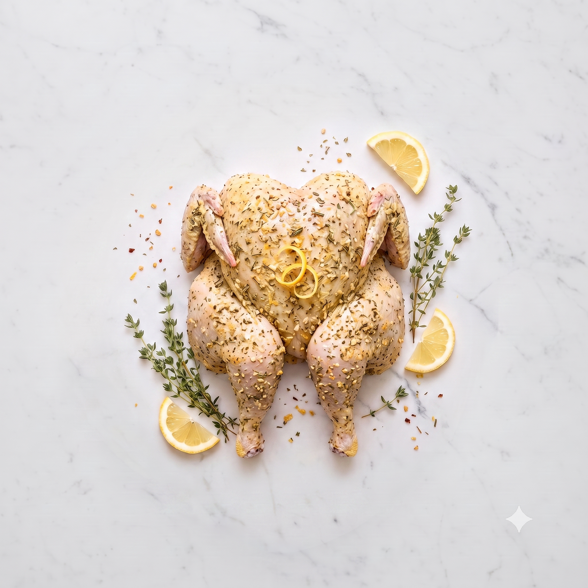 Pre marinated butterfly chicken — Lemon Herb