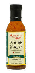 Asian Menu Orange Ginger