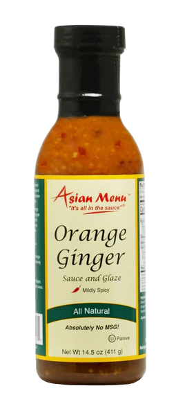 Asian Menu Orange Ginger