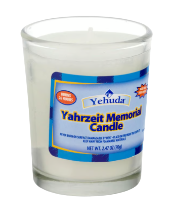 Yohrzeit Memorial Candle