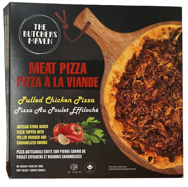 Butcher's Maven Pulled Chicken Pizza