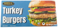 Shefa Uncooked Turkey Burgers (8x 4oz)