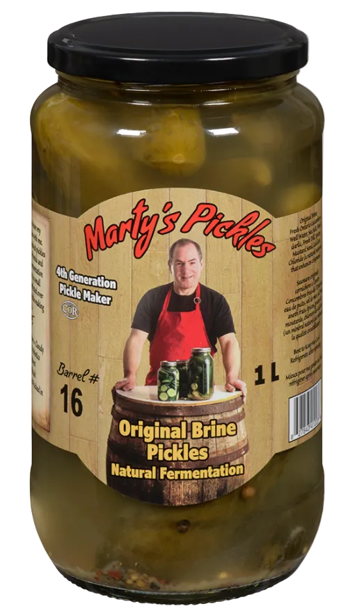 Marty's Original Brine Pickles 1L