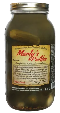 Marty's Pickles 1.9L