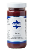 Chrein Jar - Dark Blue & White, White Lid