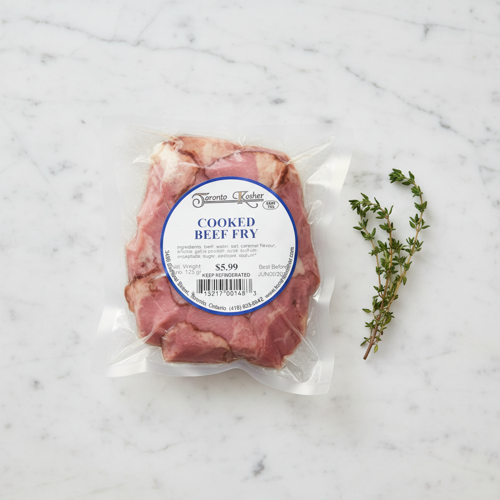 Cooked Beef Fry 125g