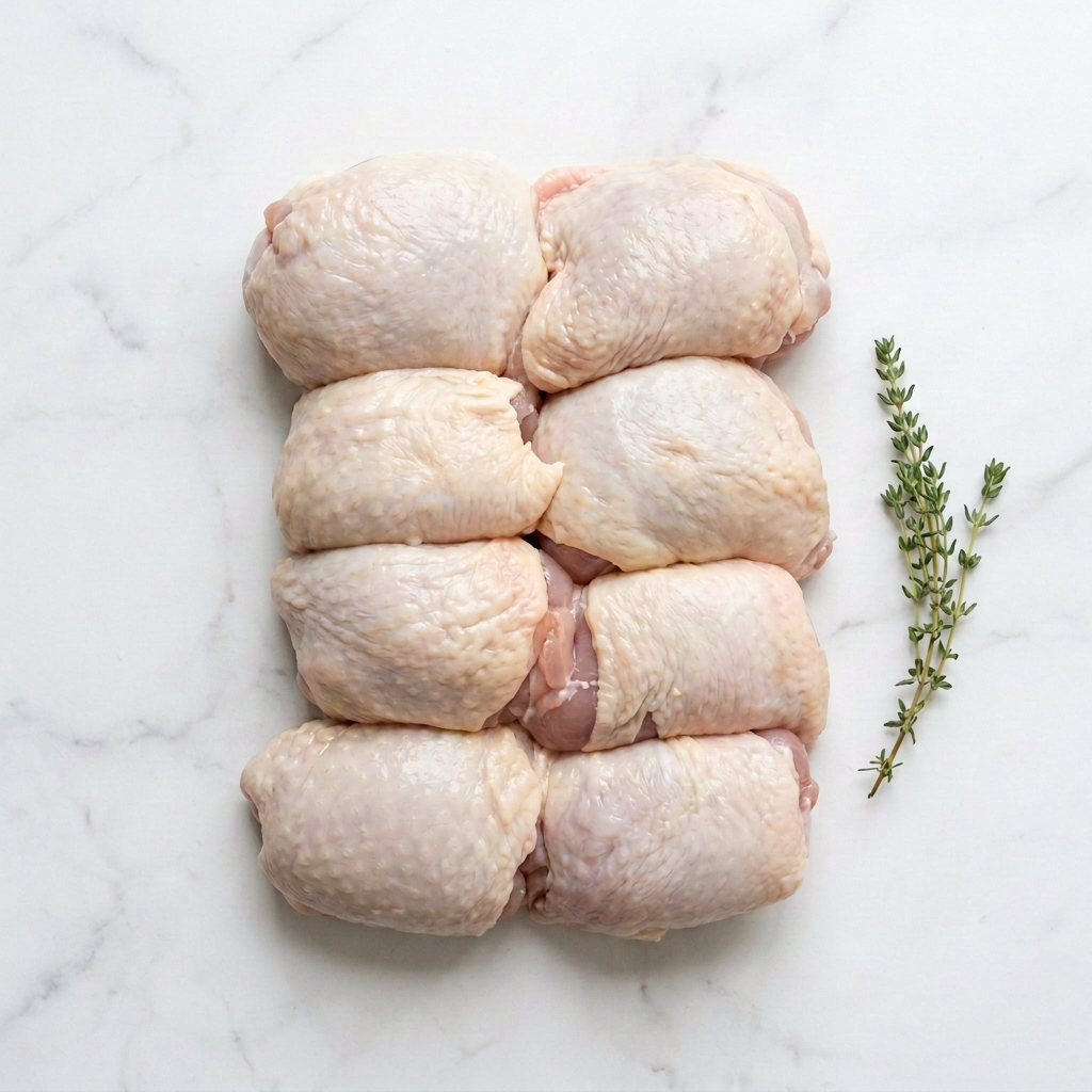 Capon Thighs (Boneless Thighs, Skin-on)