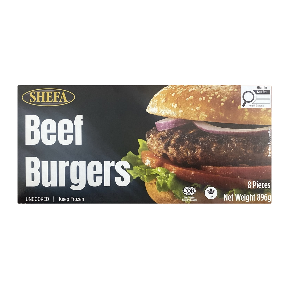Shefa Beef Burgers (8x 4oz)