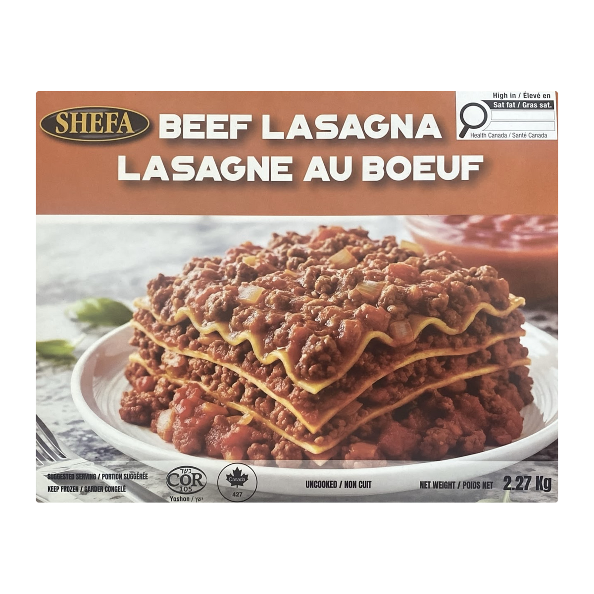 Shefa Beef Lasagna