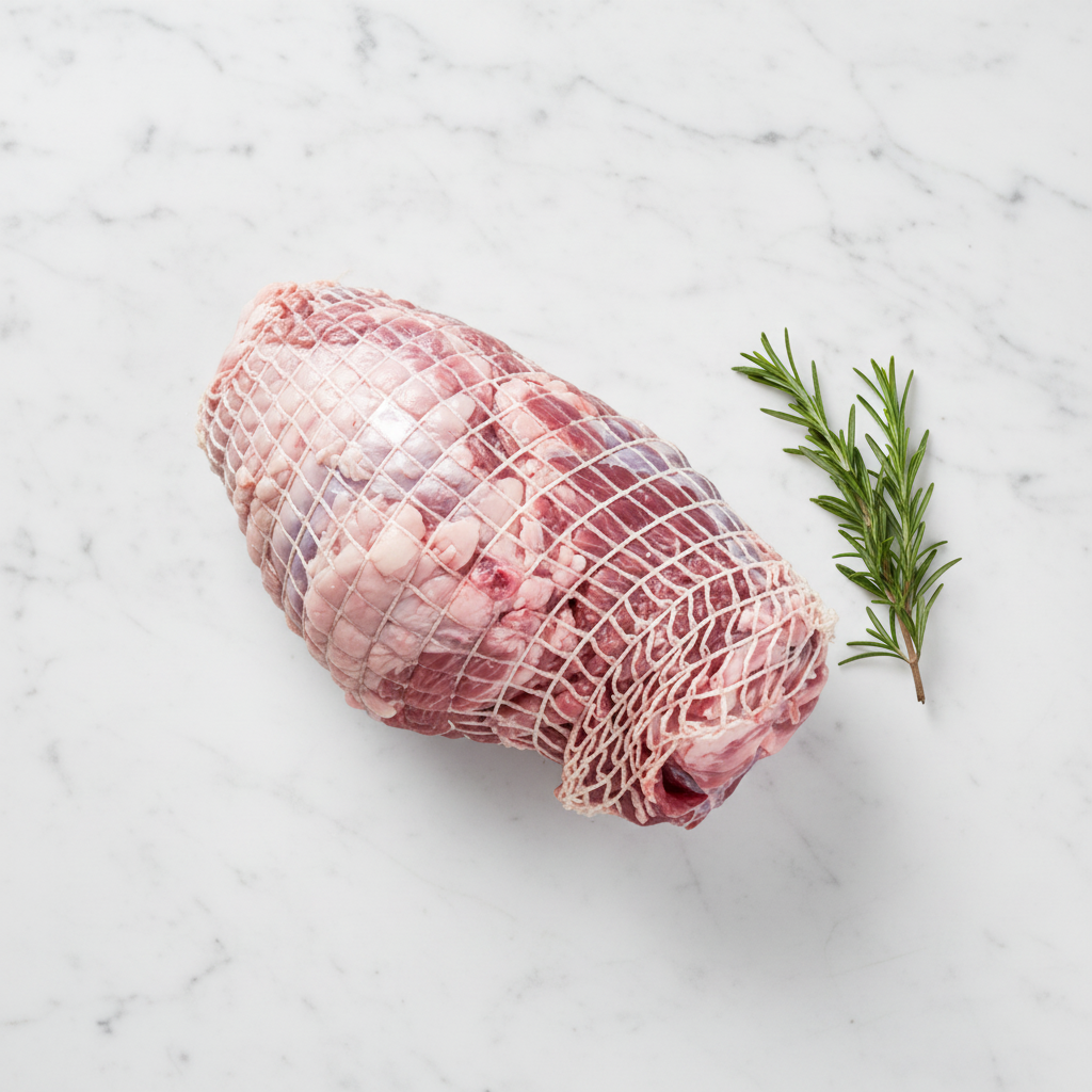 TK Lamb Shoulder Boneless Netted — Premium Product Photo