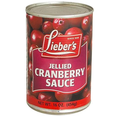 LIEBER'S JELLIED CRANBERRIES